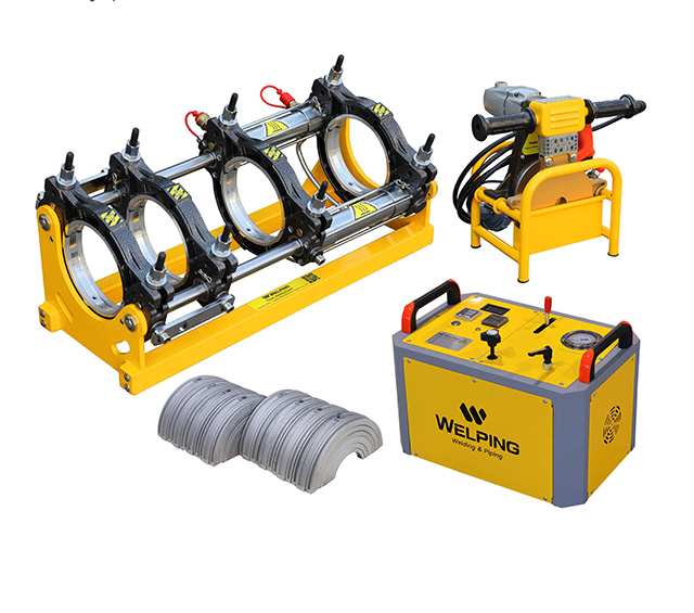 160mm high efficient hot melt hydraulic butt welding machine