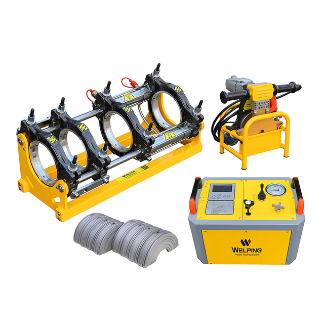 waterline network 160mm robust structure hydraulic butt fusion machine