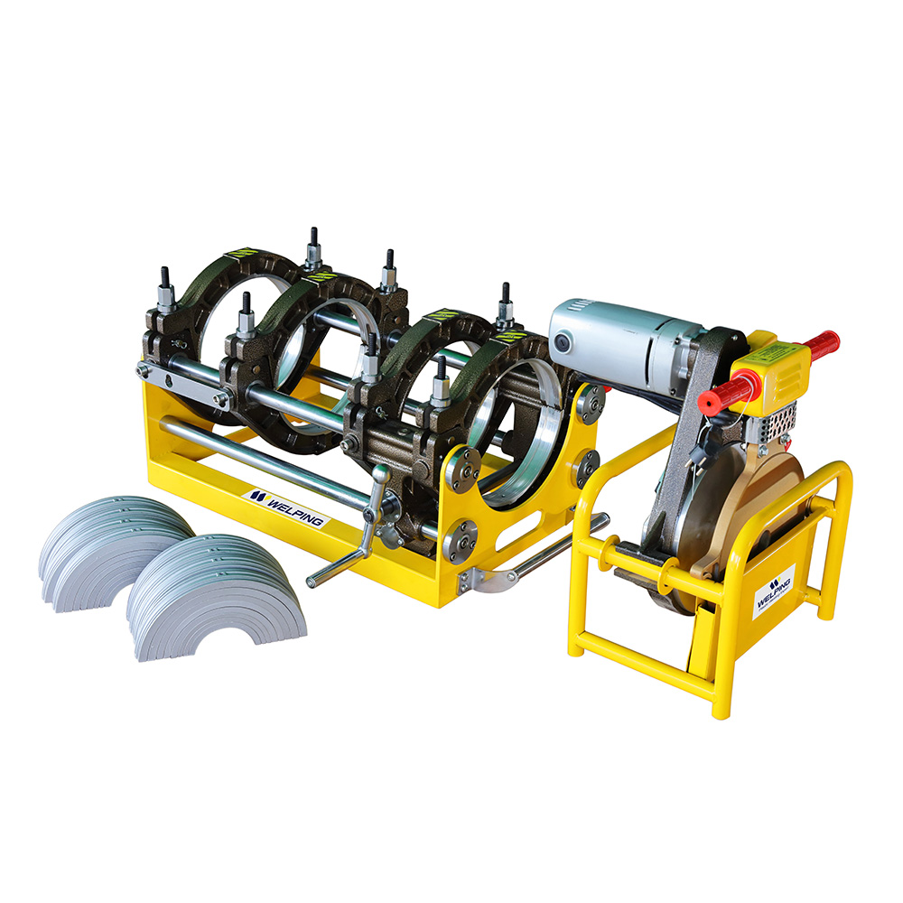 250mm efficient plastic welder manual butt fusion machine