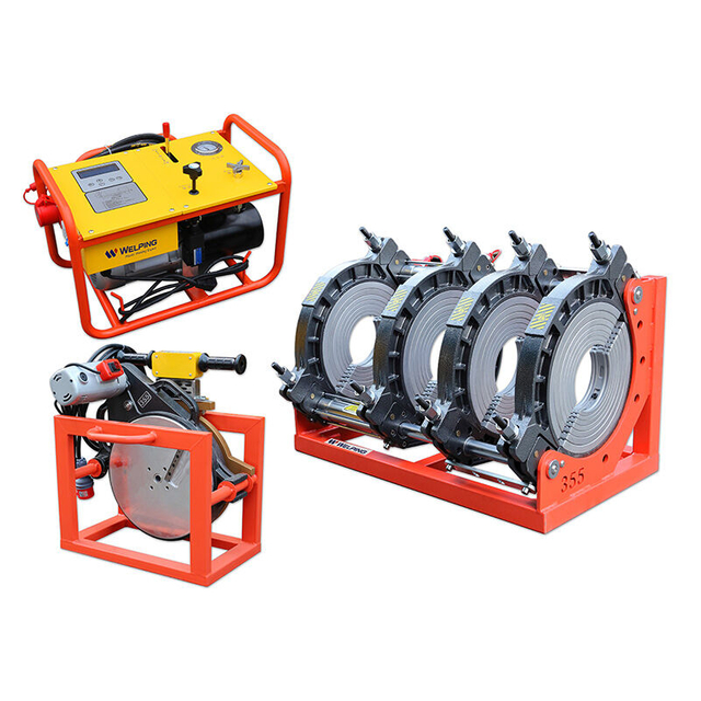 WP355B plastic welder 160-355mm hydraulic butt fusion welding machine