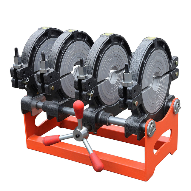robust structure 200mm hot melt manual butt fusion welding machine