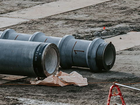 Quick view of 315mm HDPE pipe butt fusion welding