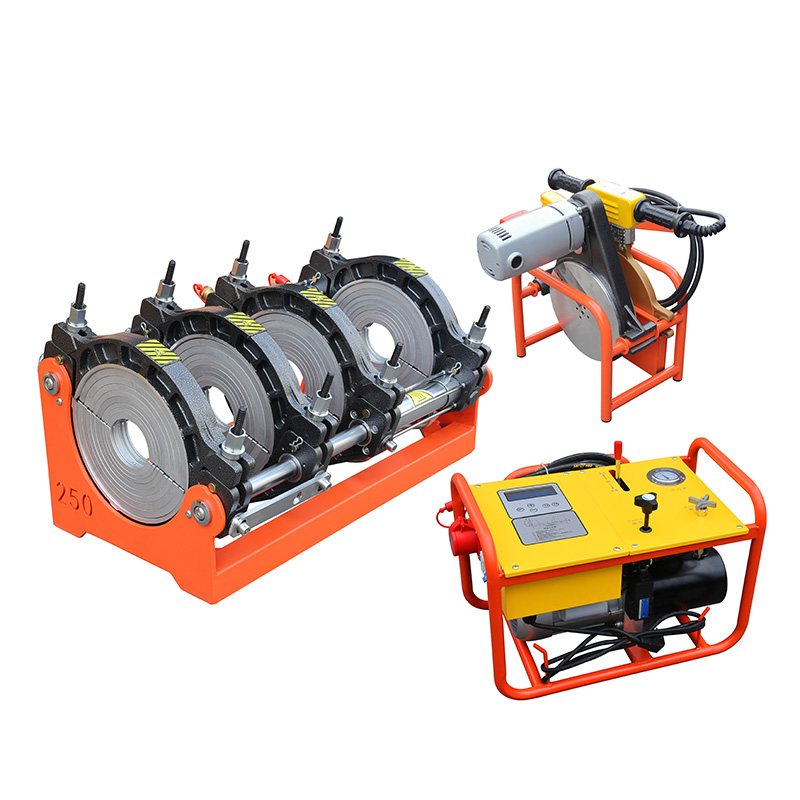 250mm industrial level hydraulic butt fusion welding machine