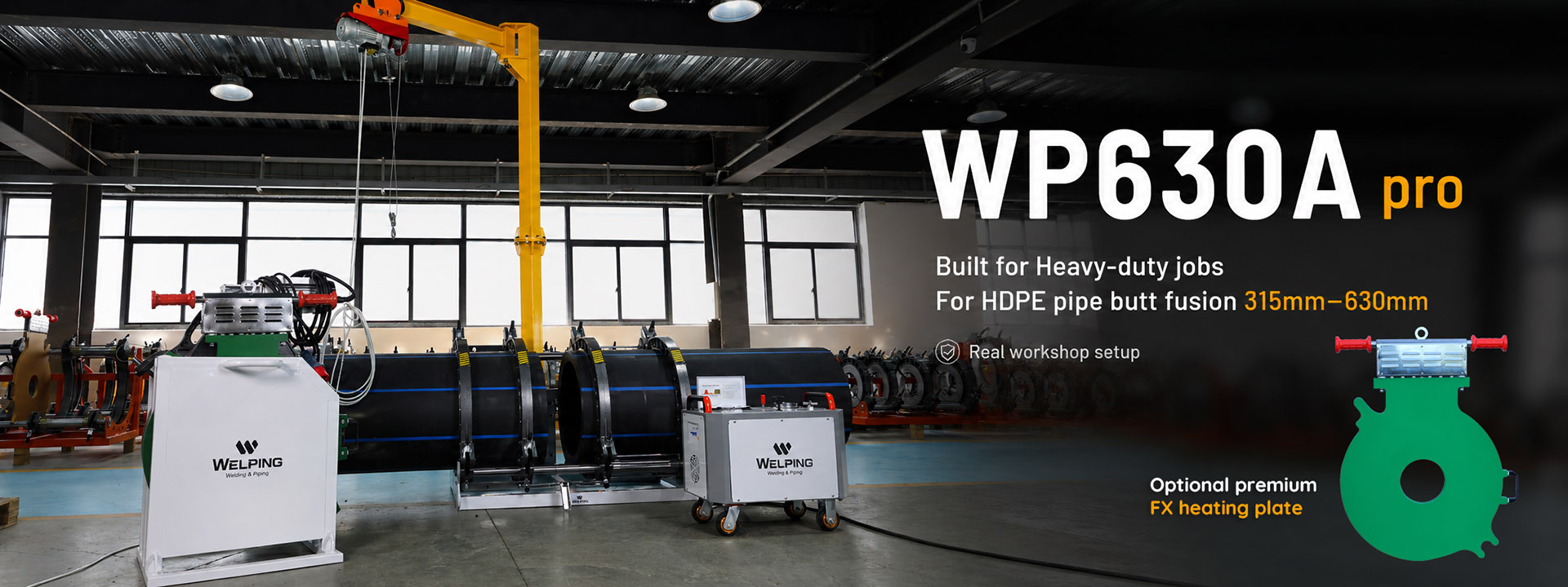 HDPE Butt welding machine